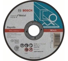 Круг отрезной по металлу BOSCH 125х1,0х22.2 мм AS60T-BF Expert for Metal-Rapido [2608603396]