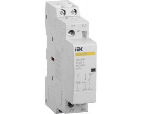 Контактор IEK КМ20-20М AC модульный [MKK11-20-20]