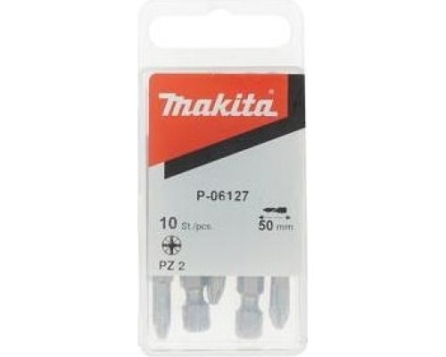 Бита для заворачивания MAKITA P-06127 PZ2, 50 мм, C-form, 10 шт.