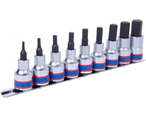 Набор головок 1/2" KING TONY 4110PR10, 9 предметов