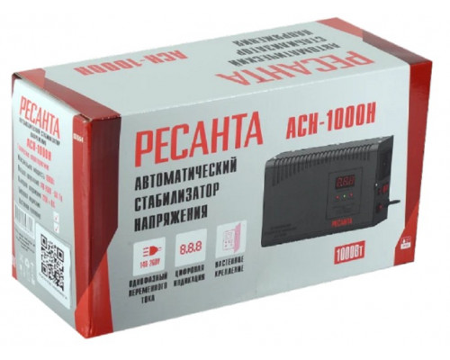 Стабилизатор напряжения однофазный Ресанта АСН-1000Н