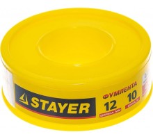 Фум лента STAYER MASTER плотность 0,40 г/см3, 0,075ммх12ммх10м [12360-12-040]