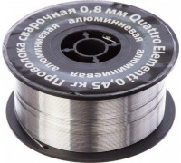 Проволока сварочная для алюминия QUATTRO ELEMENTI 0,8 мм, 0,45 кг, блистер 770-391