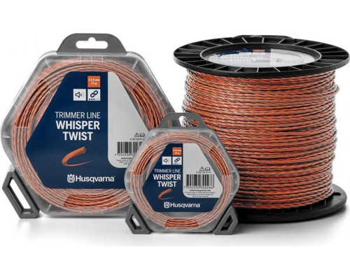 Леска для триммера Husqvarna Whisper Twist 2,4 мм, 210 м, в бухте (5976691-22)