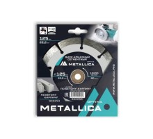 Алмазный диск для резки бетона METALLICA Optima 125x22,2 мм, H=10 мм сегментный [900253]