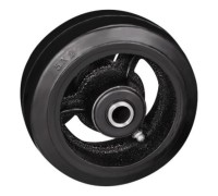 Колесо из литой резины LONGWAY D 54 чугунный обод, D-125 мм 01120020