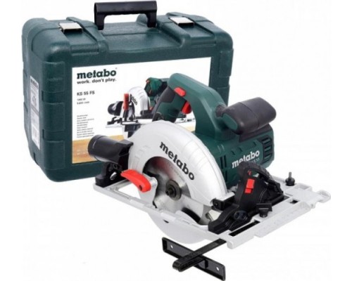 Пила циркулярная сетевая METABO KS 55 FS [600955500] пластиковый кейс