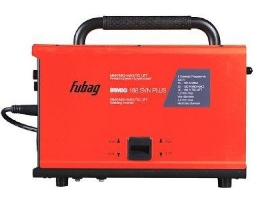 Сварочный полуавтомат FUBAG IRMIG 188 SYN PLUS (41380) + горелка fb 250 3m (fb 250 ergo 3m) (3844 [41380.1]