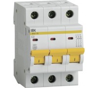 Автоматический выключатель IEK ВА47-29 3Р 2А 4,5кА С MVA20-3-002-C