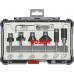 Набор фрез по дереву BOSCH 6 НМ-ФРЕЗ SET 6 мм-ХВ [2607017468]