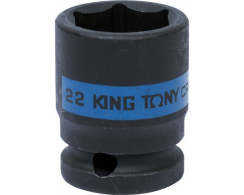 Ударная шестигранная головка 1/2" KING TONY 453522M, 22 мм