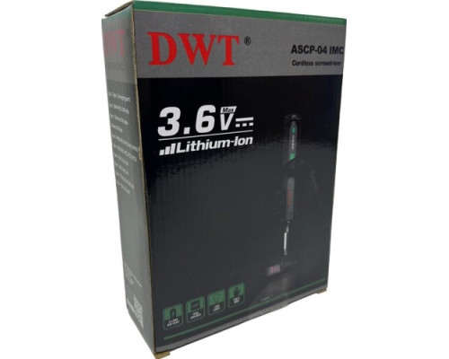 Отвертка аккумуляторная DWT ASCP-04 IMC купить с доставкой и официальной гарантией