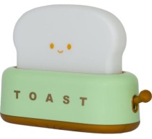 Светильник-ночник настольный GLANZEN RPD-0001-toaster-green светодиодный, диммируемый