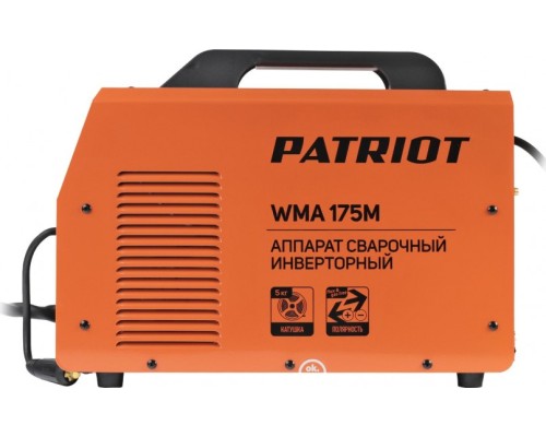 Сварочный полуавтомат PATRIOT WMA 175 M инверторный mig/mag/mma [605302150]