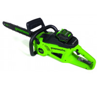 Пила цепная аккумуляторная GREENWORKS GD40CS20X 40V, 40 см, 2000 Вт, б/щ, АКБ 8Ач и ЗУ 2008807UH