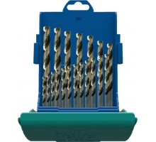 Набор сверл по металлу HELLER  hss-g turbo ø 1/1.5/2…9/9.5/10 (19 пр.) TD28892