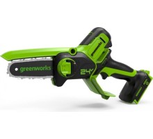 Пила цепная аккумуляторная GREENWORKS G24MCS10 24V, 10см без АКБ и ЗУ 2008207
