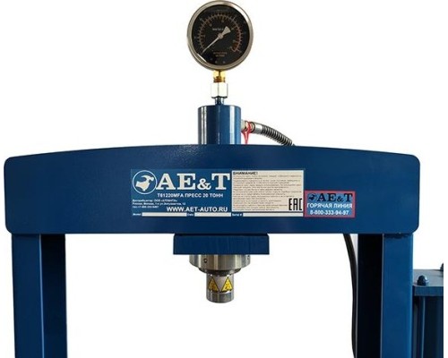 Пресс AE&T T61220MFA 20т с ножной педалью и пневмоприводом Пресс AE&T T61220MFA 20т с ножной педалью и пневмоприводом