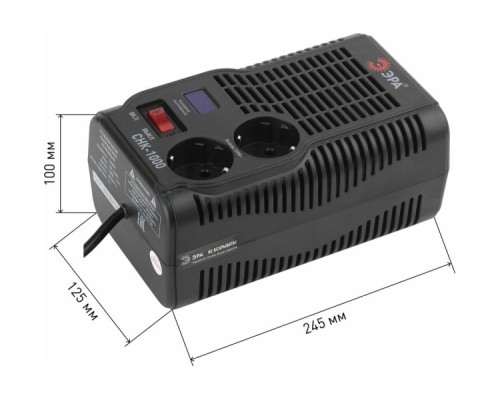 Стабилизатор напряжения однофазный ЭРА СНК-1000 компактный [Б0032469]