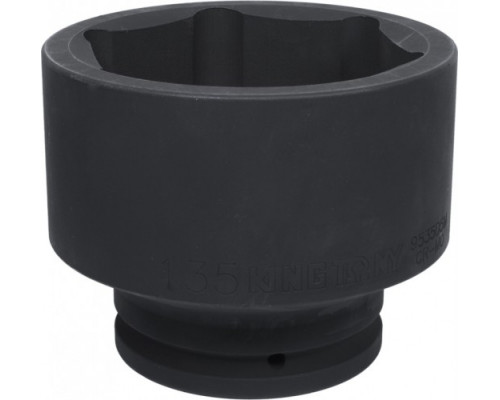 Ударная головка шестигранная 1 1/2" KING TONY 9535D5M, 135 мм