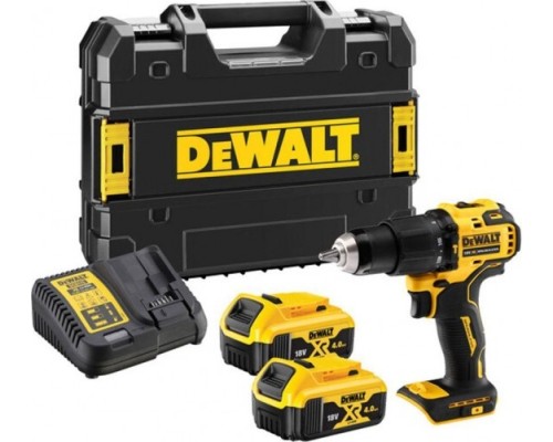 Дрель-шуруповерт аккумуляторная DeWALT DCD 709 M2T ударный, бесщеточный [DCD709M2T-QW]