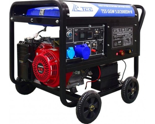 Сварочный генератор ТСС GGW 5.0/200EDH-R инверторный бензиновый (HONDA GX-390) [026119]