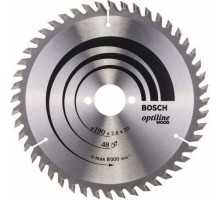 Пильный диск по дереву BOSCH 190х48х30 Optiline Wood [2608640617]