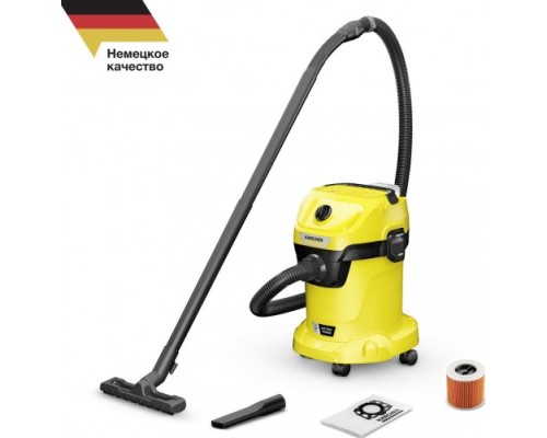 Пылесос аккумуляторный KARCHER WD 3-18 V-17/20 (1.628-550.0), без акб и з/у [1.628-550.0]