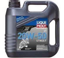 Масло для мотоциклов LIQUI MOLY SAE 20W50 Motorbike 4T Street 4 л 1696 [1696]