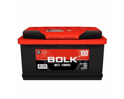 Аккумулятор BOLK BA 100-3-L с прямой полярностью