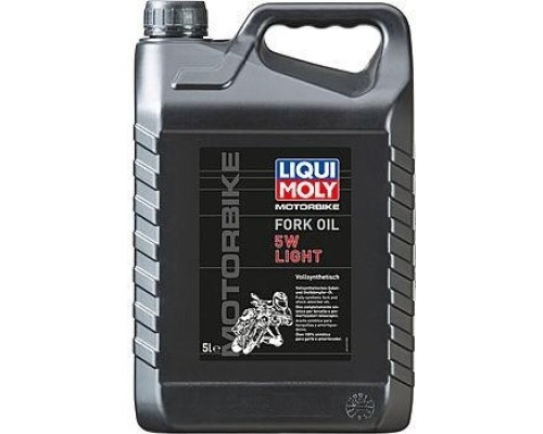 Масло для вилок и амортизаторов LIQUI-MOLY Motorbike Fork Oil Light 5W 5 л 1623 синтетическое [1623]