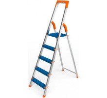 Стремянка алюминиевая Sarayli Color 5 ступеней 2305