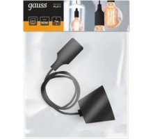 Светильник декоративный GAUSS PL011 подвесной decor черный e27, 1 м