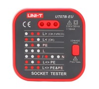 Тестер розеток UNI-T UT07B-EU 13-1121