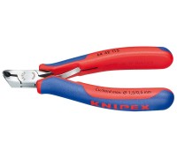 Кусачки KNIPEX KN-6442115SB торцевые для электроники, маленькая фаска