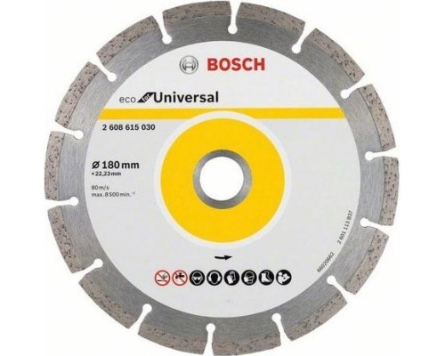 Алмазный диск универсальный BOSCH 180х22.2 мм ECO for Universal [x2608615043]