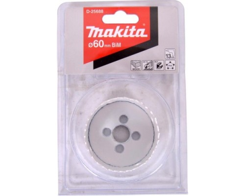 Коронка биметаллическая MAKITA D-25688 60мм