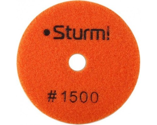 Шлифовальный круг по камню STURM 9012-W100-1500 алмазный гибкий, 100 мм, мокрое шлиф.