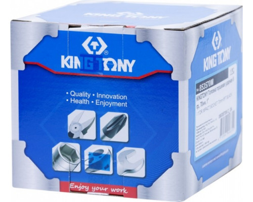 Ударная головка шестигранная 1" KING TONY 853570М 70 мм