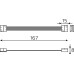 Набор коннекторов GAUSS BT437 basic для led-ленты 10 mm rgb 5050 ip65