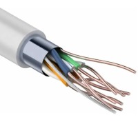 Кабель Proconnect CCA, F/UTP, CAT 5, PVC 4x2x0,40мм, внутренний, серый, 305м light 01-0148-3