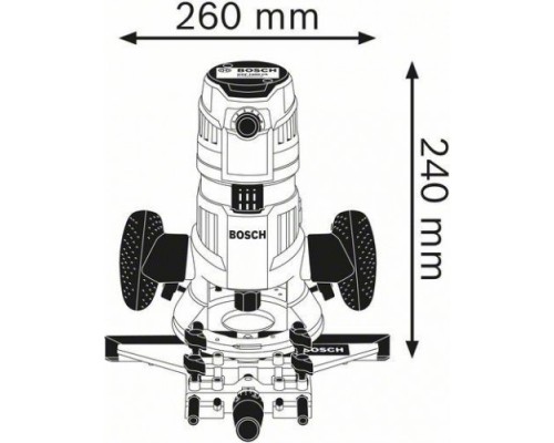 Фрезер сетевой BOSCH GMF 1600 CE [0601624022]