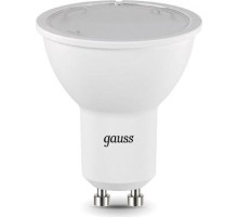 Лампа светодиодная GAUSS MR16 5w 500lm 3000k gu10 диммируемая led [101506105-D]