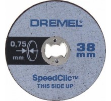 Отрезной круг армированный по металлу DREMEL SC409 38 мм, 5 шт. [2615S409JB]