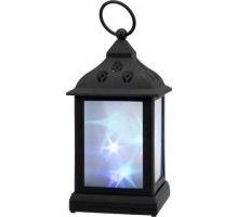 Фонарь декоративный Neon-Night с эффектом мерцания черный корпус 11х11х22,5 см, RGB 513-064