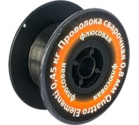 Проволока сварочная флюсовая QUATTRO ELEMENTI 0,8 мм, 0,45 кг, блистер 770-384