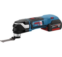 Многофункциональный инструмент аккумуляторный BOSCH GOP 18V-28 бесщеточный [06018B6003] 2х5,0Ач, кейс L-Boxx