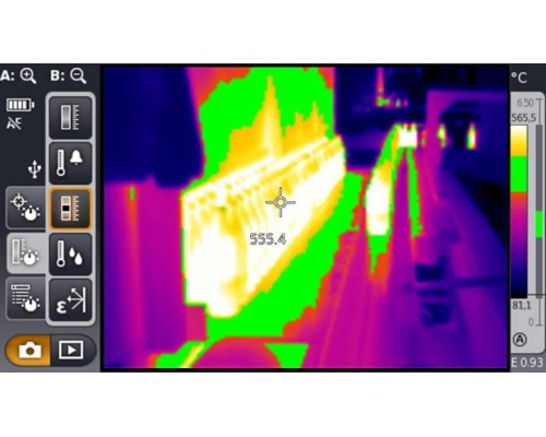 Тепловизор TESTO 885-2 с 2-мя объективами (/С0 (стандартный объектив) + С1 (телеобъектив)) [05630885X2]