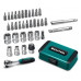 Набор головок 1/4" KRAFTOOL X-Drive 35 с трещоткой, 35 предметов 27974