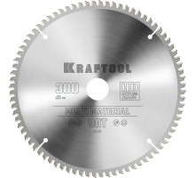 Пильный диск по алюминию KRAFTOOL Multi Material 300х30мм 80T 36953-300-30